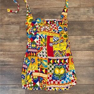 Colorful Geometric Mini Dress